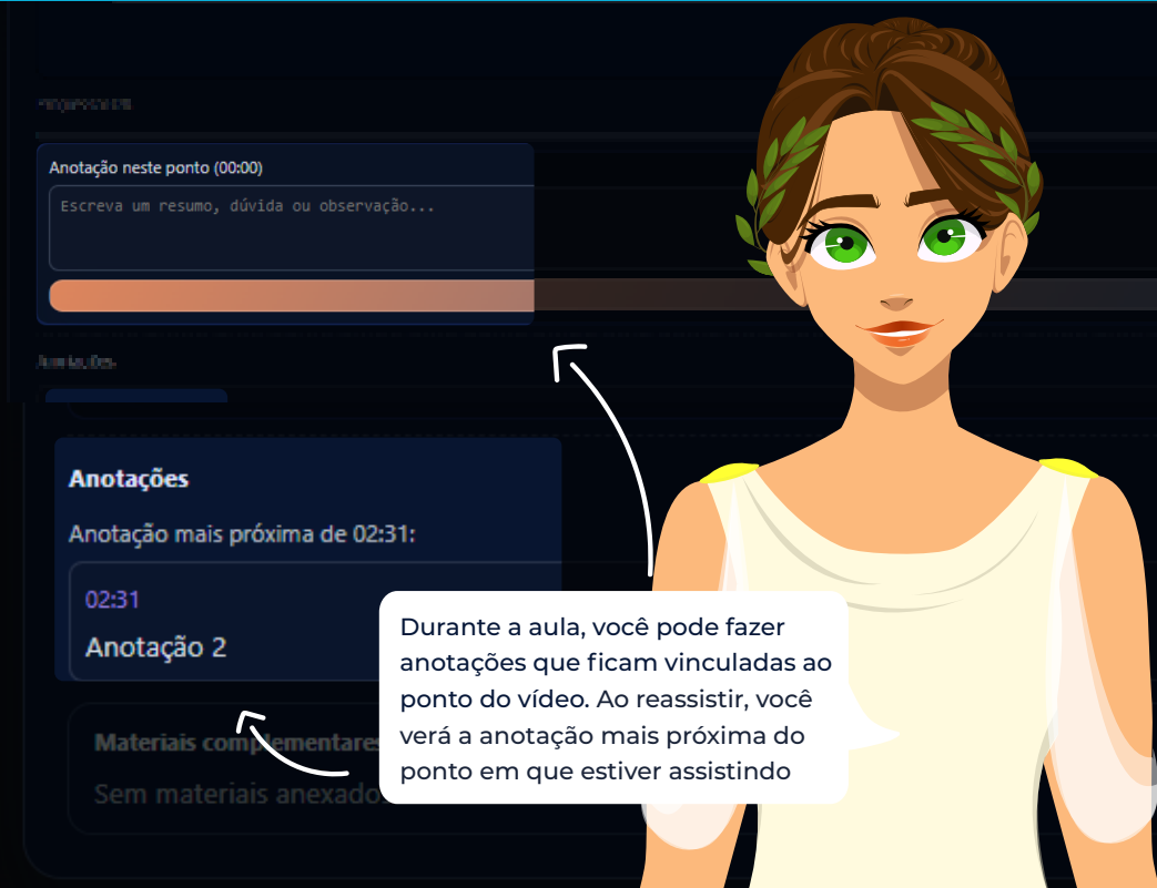 Print das Anotações Dinâmicas